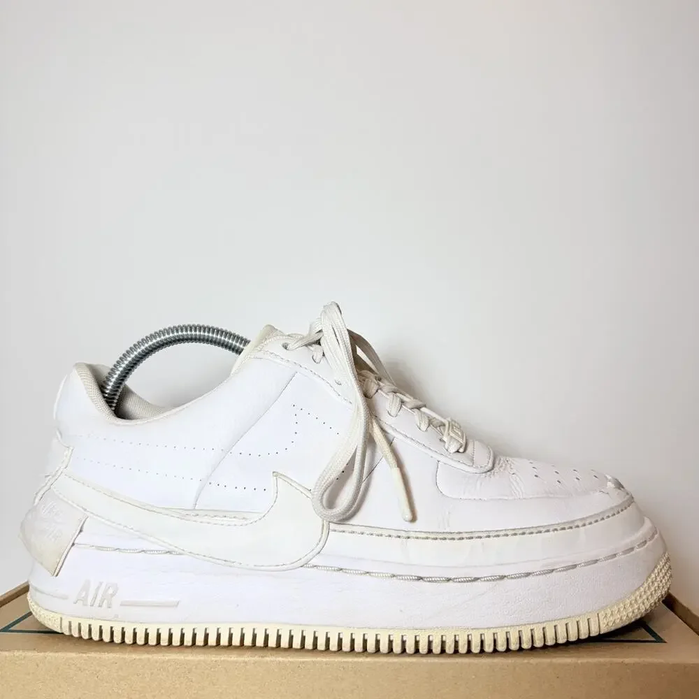 Nike Air Force 1 Jester XX Triple White Womens Shoes Size 10 AF1 Low Sneakers